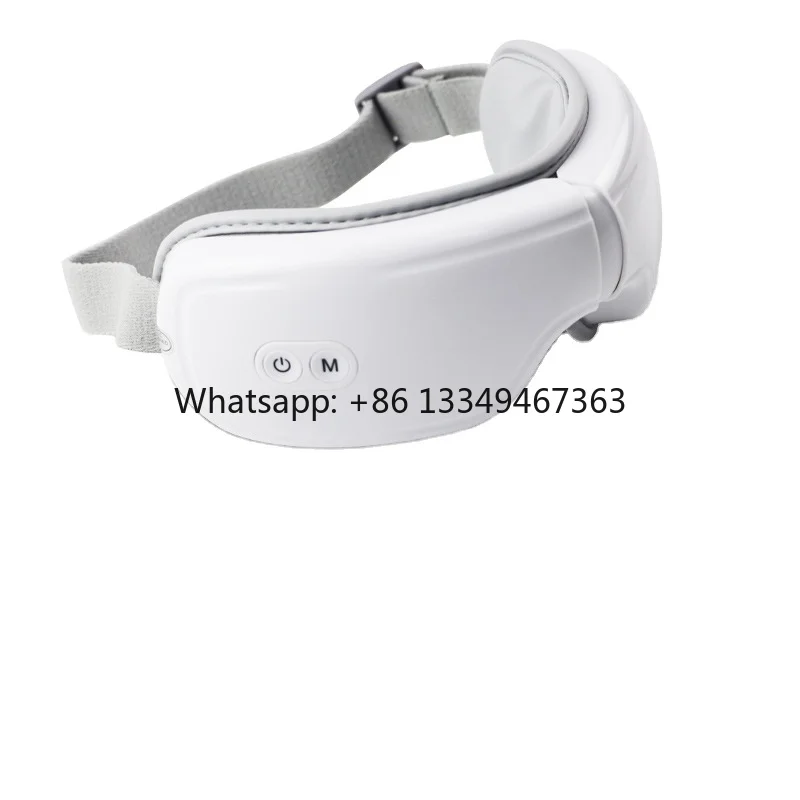 Smart Sleep Aid Head Eye Massager Mask Electric Ems Eye Massager with Heat Compression