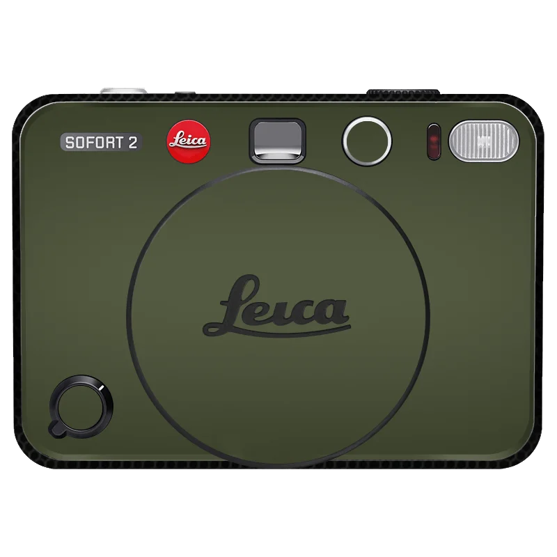 ملصقات جسم الكاميرا غطاء حماية لف غشاء مضاد للخدش كاميرا الجسم فيلم تغليف الجلد لـ Leica Sofort2 Sofort 2
