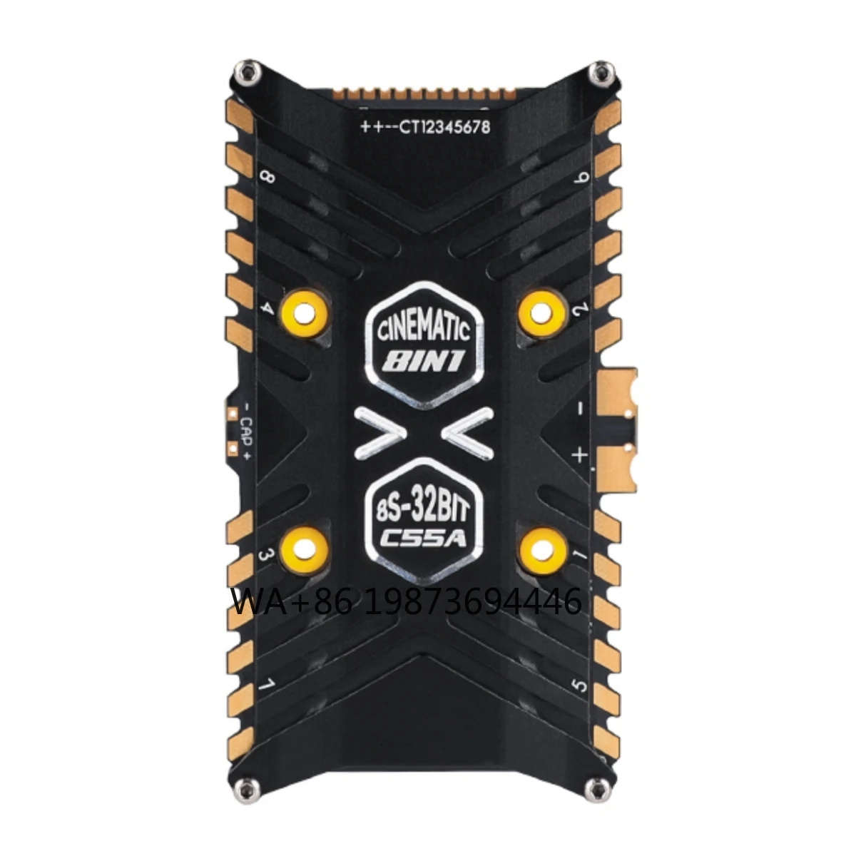 

C-55A-8S Micro Bldc 22S 450A Esc with Lipo Protection Cable Quadcopter Freestyle FPV Stack Racing Accessory