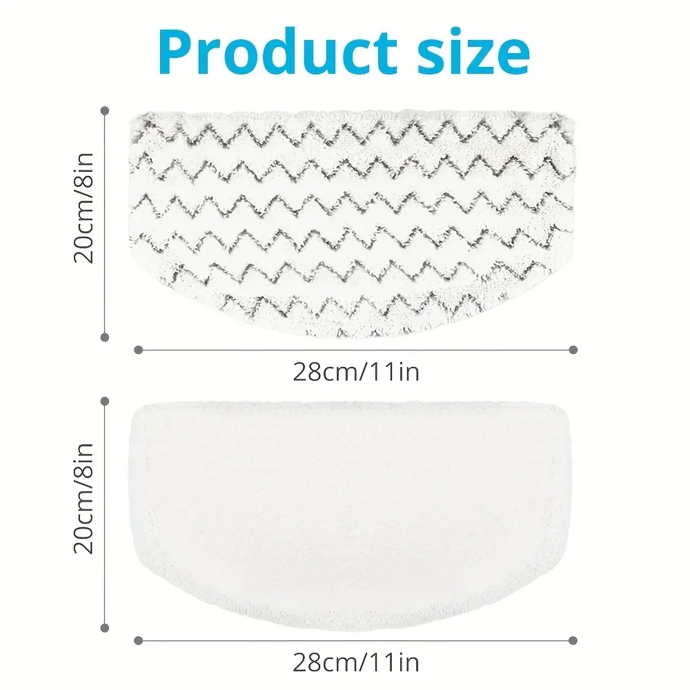 2 Pcs Steam Mop Pads for Bissell Powerfresh Steam Cleaner Mop 1940 1806 1544 1440 2075A Replacement