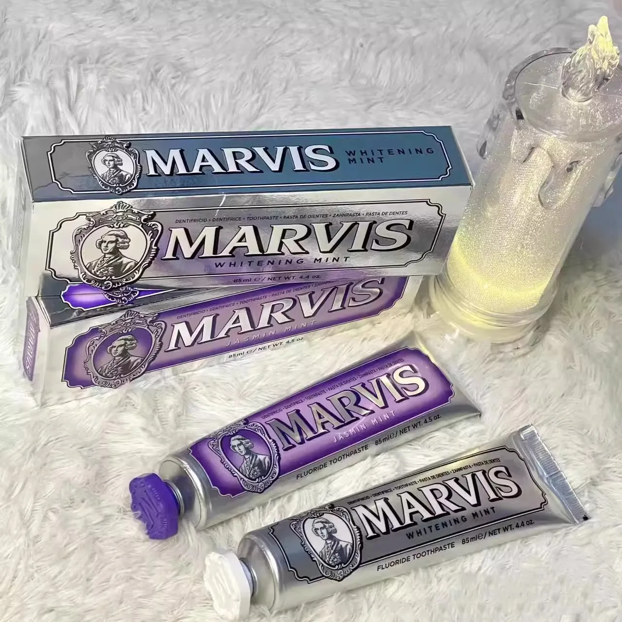 75Ml/85Ml Italië Originele Marvis Tandpasta Whitening Mint Frissen Adem Verwijderen Rookvlekken Tandpasta Tanden Bleken 1 Stuk