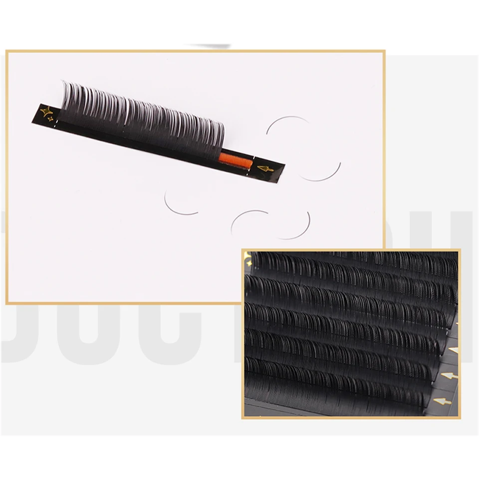Lashprofessor 16 filas de pestañas individuales clásicas, esponjosas, suministros de volumen, todos los tamaños, visón natural suave 5