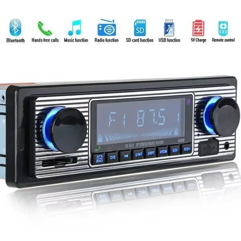 SX5513 Advanced Car Bluetooth Player Radio U Disk Machine Card Insertion Machine