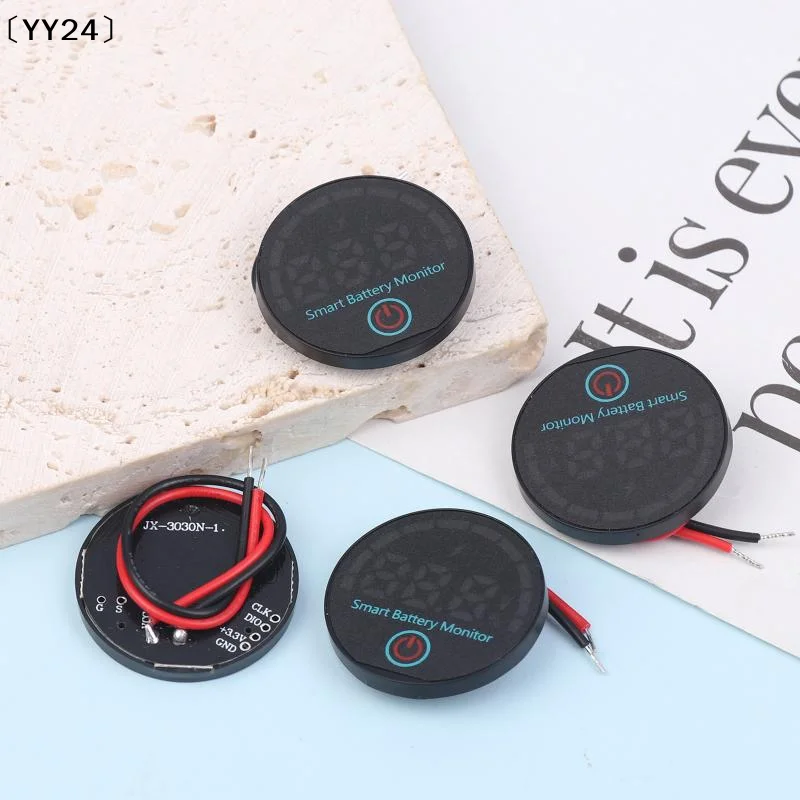 DC 7-55V Round LED Battery Level Indicator W Power-off Memory Function Battery Level Display Battery Level Indicator〔YY24〕
