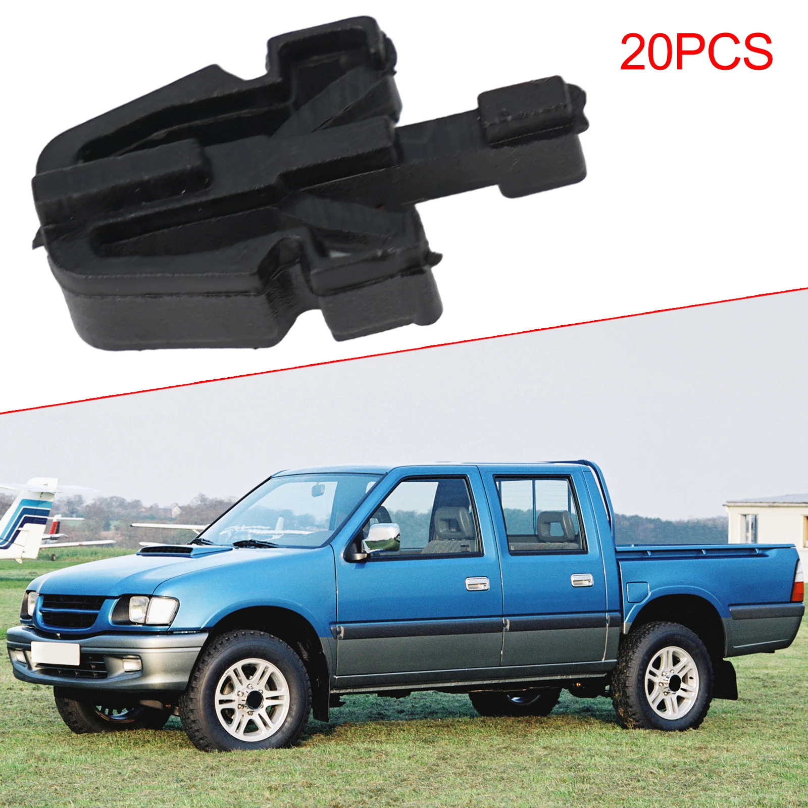 20Pcs Car Front Grille Clip Retainer For Isuzu Pickup KB TF D-Max For Holden Rodeo Auto Fasteners Clips Car Accessoreis