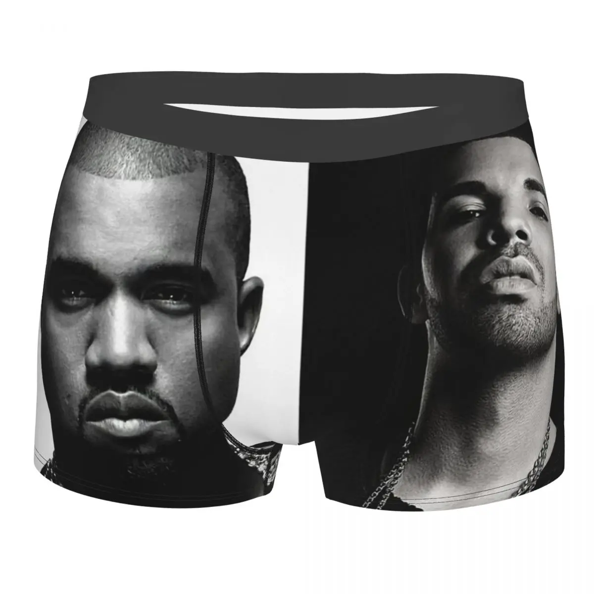 Kanye West Men\'s Boxer Briefs Boxer Briefs Highly Breathable Underwear Top Quality Print Shorts Birthday Gifts