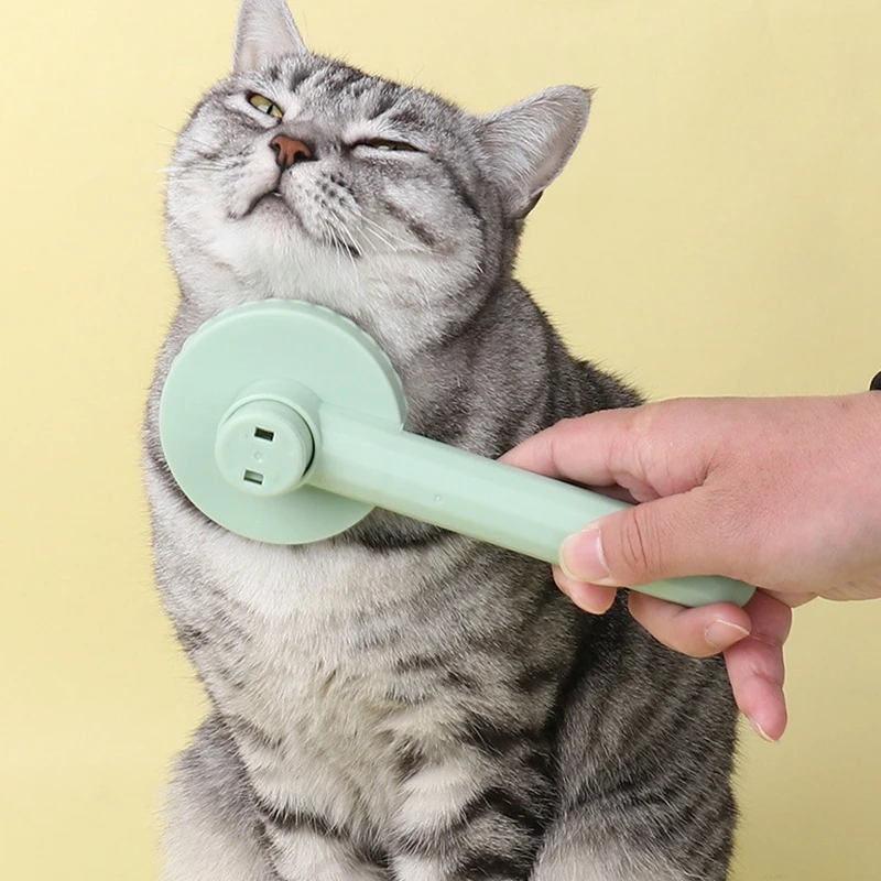 

Car Brush Pet Hair Removal Brush Floating Messy Hair Cleaning Dog Cat Lint Removal Comb Puppy Kitten Massage Grooming Supplies