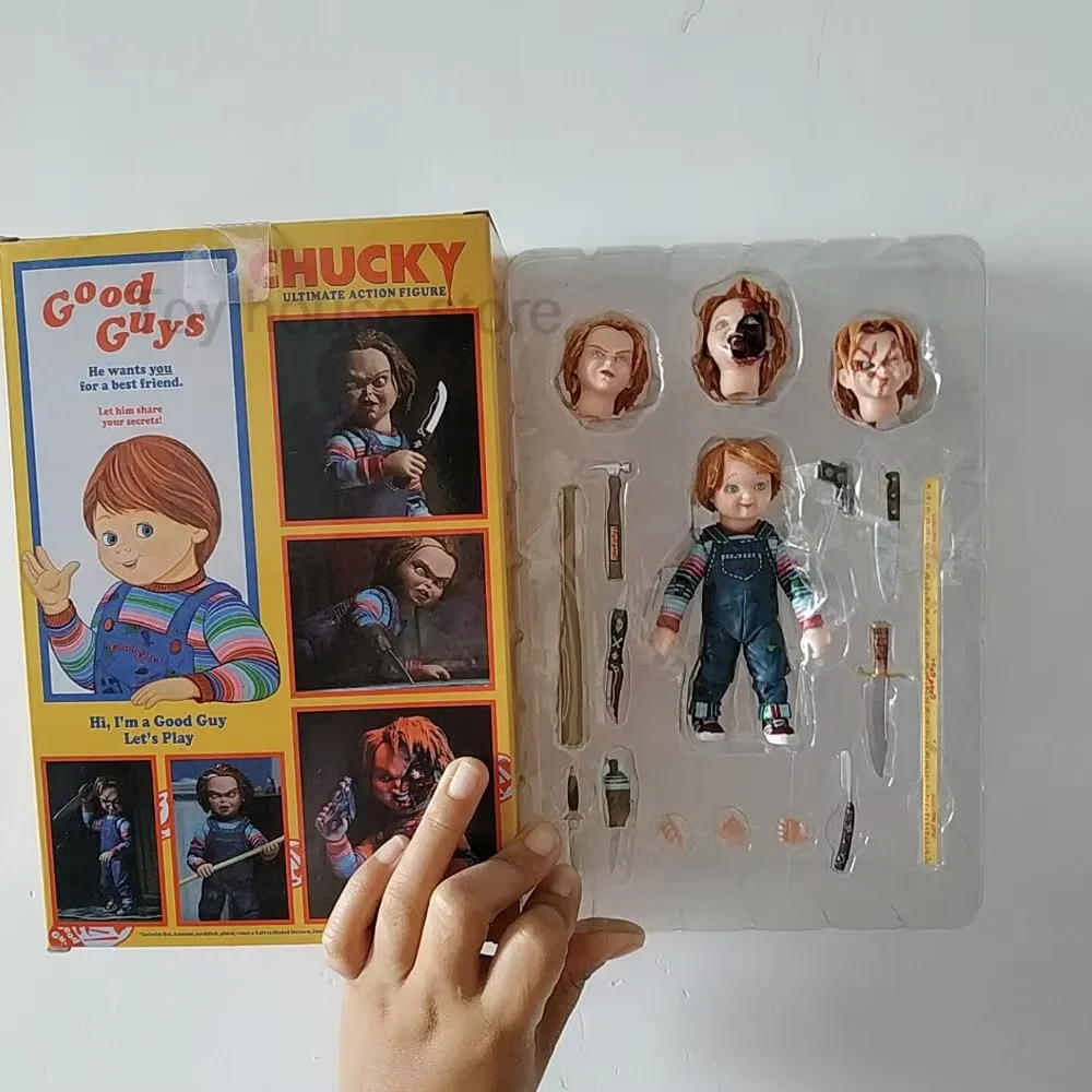 NECA Jason Freddy Krueger Voorhees Michael Myers Pennywise Uncharted Chucky Joker Action Figure Horror Doll