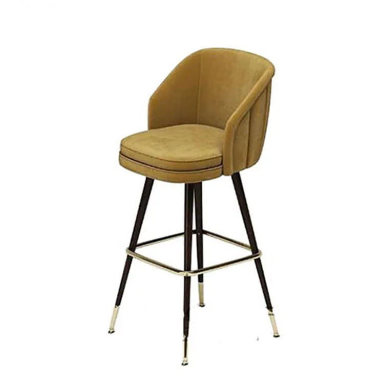 Export fashion bar fabric pull buckle casual high stool creative front desk chair