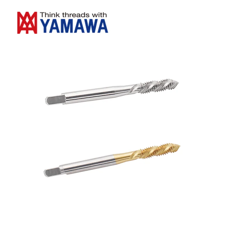 YAMAWA-grifo estriado en espiral para mano izquierda, herramienta Métrica hrse, revestimiento de estaño, M14, M16, 1 piezas
