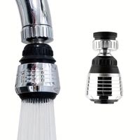 360° Rotating Kitchen Faucet Aerator Water Saver Stainless Steel Pressurized Faucet Head No Water Leakage Nozzle Booster