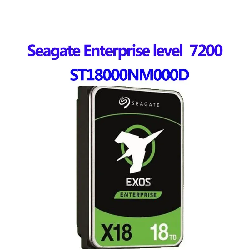 محرك الأقراص الصلبة SEAGATE EXOS HDD ST18000NM000D X20 7200 18 تيرابايت ENTERPRIES 256 ميجابايت 3.5 SAS