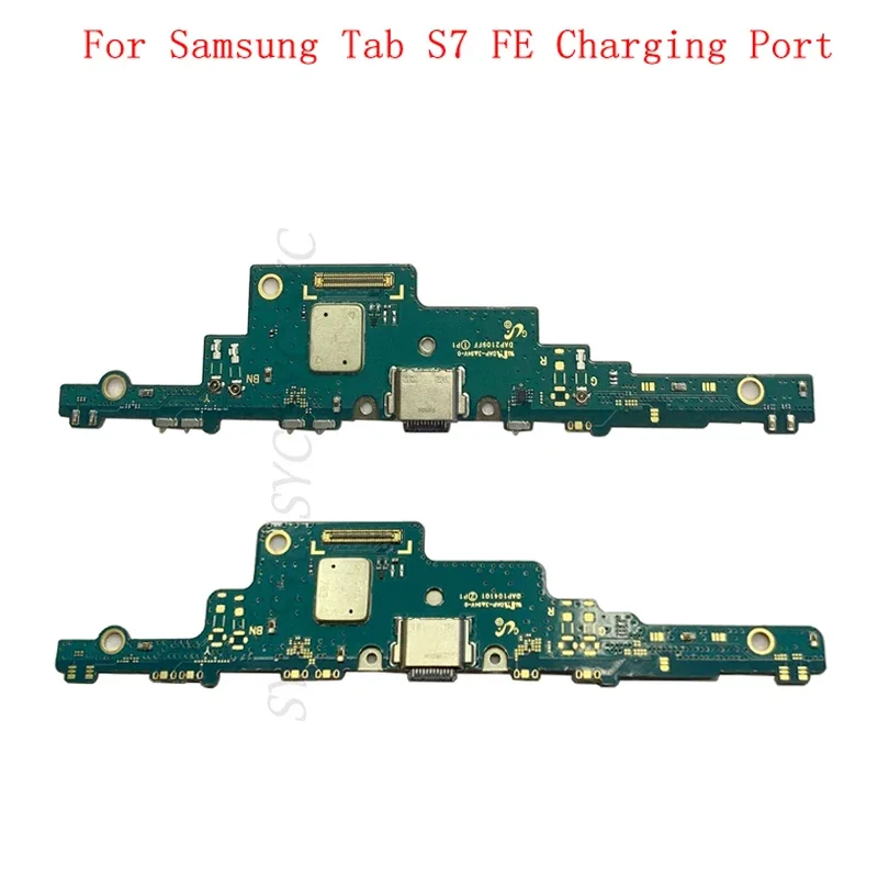 USB Charging Connector Port Board Flex Cable For Samsung Tab S7 FE T730 T733 T736B Charging Connector Repair Parts