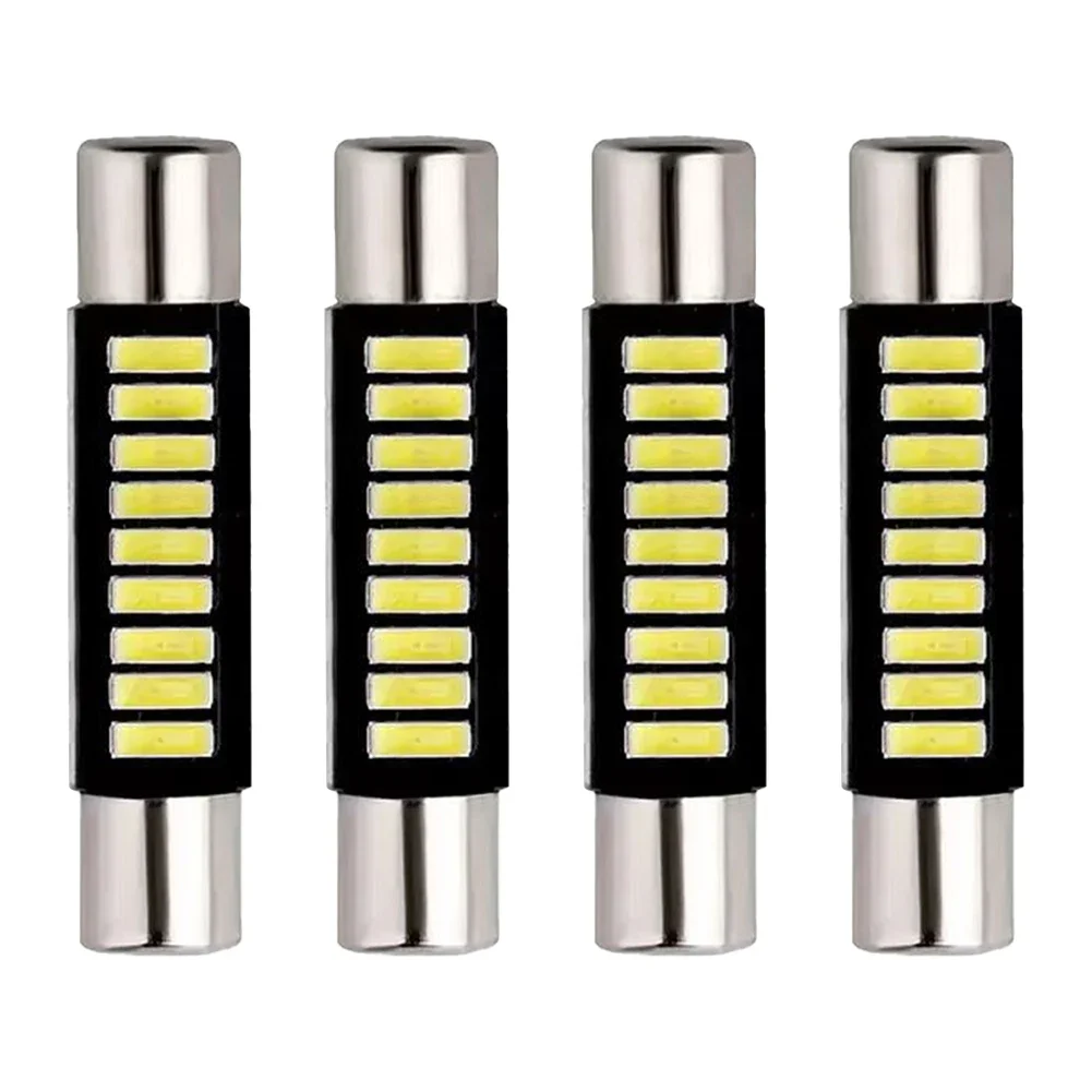 

New Practical Reading Light Vanity Mirror Light 12V 29mm 4pcs 6000K For Dodge LED Reading Light White Shade Bulb