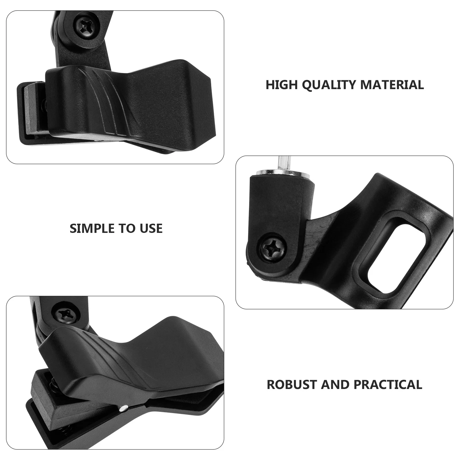 

1 set Sax Microphone Clip Plastic Mic Holder For Wireless Microphone Support Mount Stand Accessory Durable Lifter