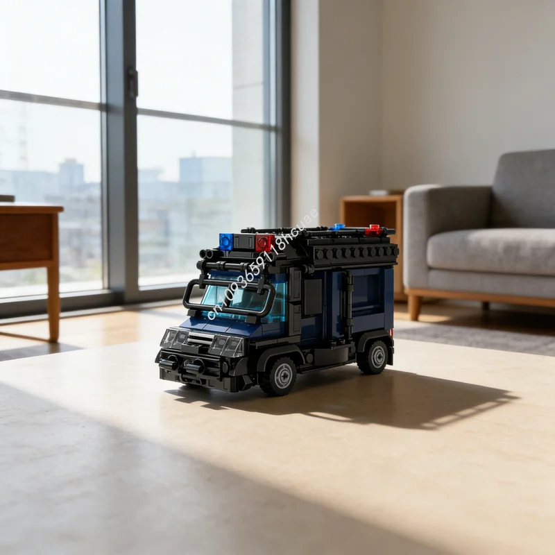 

Набор строительных блоков MOC «Городская полицейская машина», 360 деталей, игрушка, архитектурный конструктор, рождественский подарок, сборка своими руками, креативная развивающая идея, обучающий конструктор