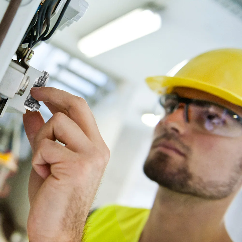 

10pcs Wire Connectors No Strip Transparent Small Size Insulated Connection For Low High Voltage Wiring