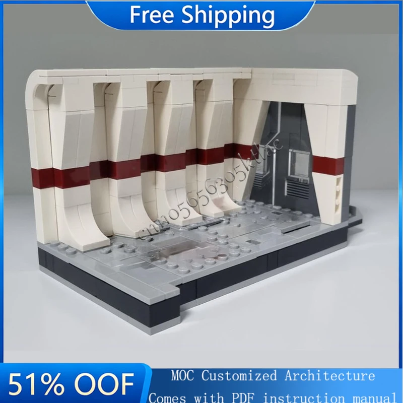 

241 PCS Sci-Fi Space Corridor Battle Scene Building Blocks Model Kid Educational Assembly Boy Girl Toys Birthday Creative Gifts