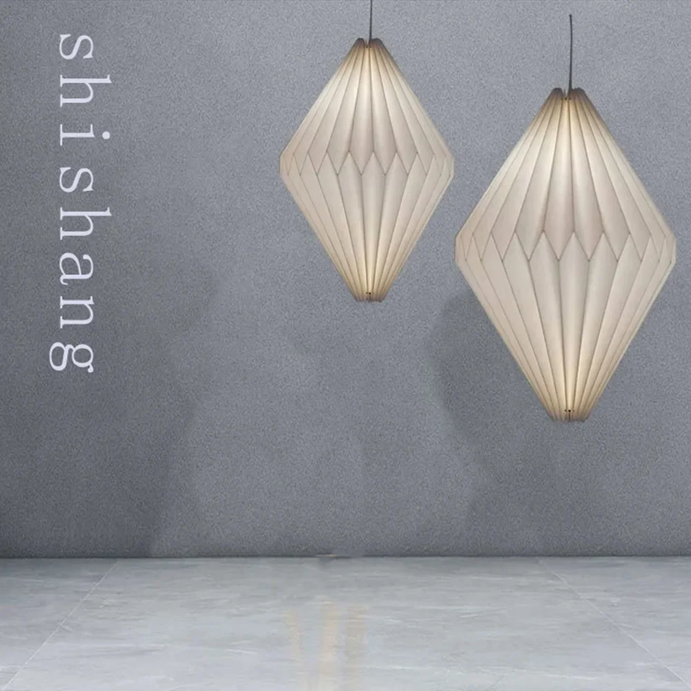 Nordycki kreatywny papierowa latarnia Origami w odcieniu skลadana wiszฤ
ca lampa artystyczna dekoracja do salonu sypialnia jadalnia