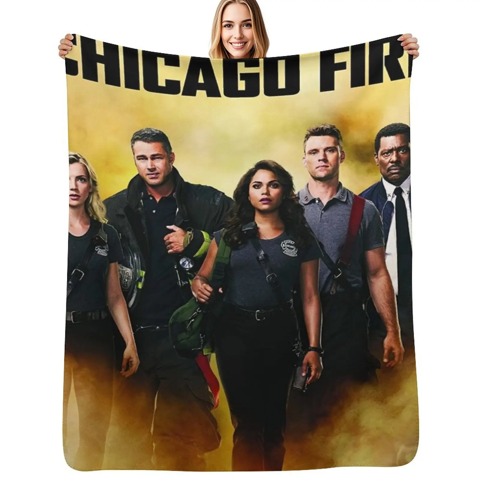 Chicago Fire one Throw Blanket Decorative Soft Throw Blanket for Couch Sofa