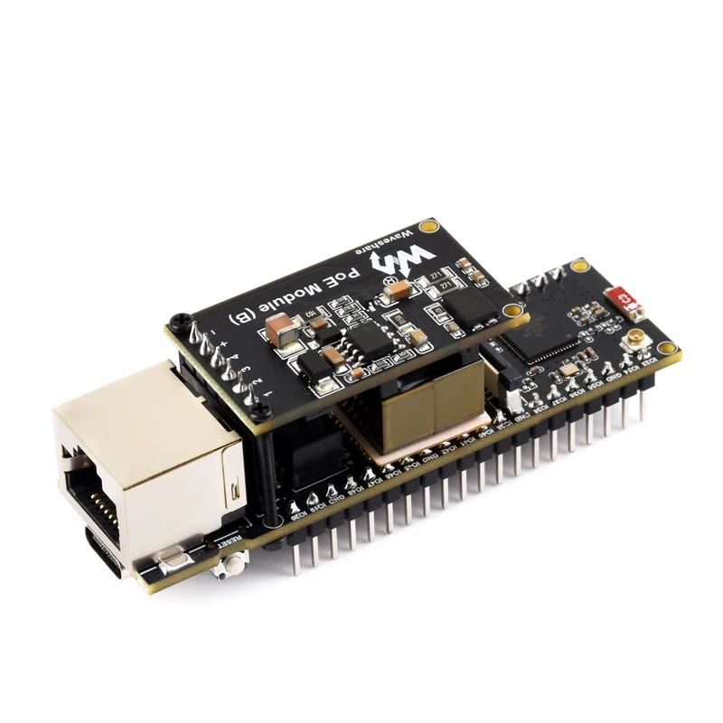 Płytka rozwojowa Waveshare ESP32-S3-ETH ESP32-S3 Ethernet obsługuje PoE, dwurdzeniowy procesor 240MHz, Wi-Fi i Bluetooth ESP32-S3-POE-ETH-M — zdjęcie produktu 4