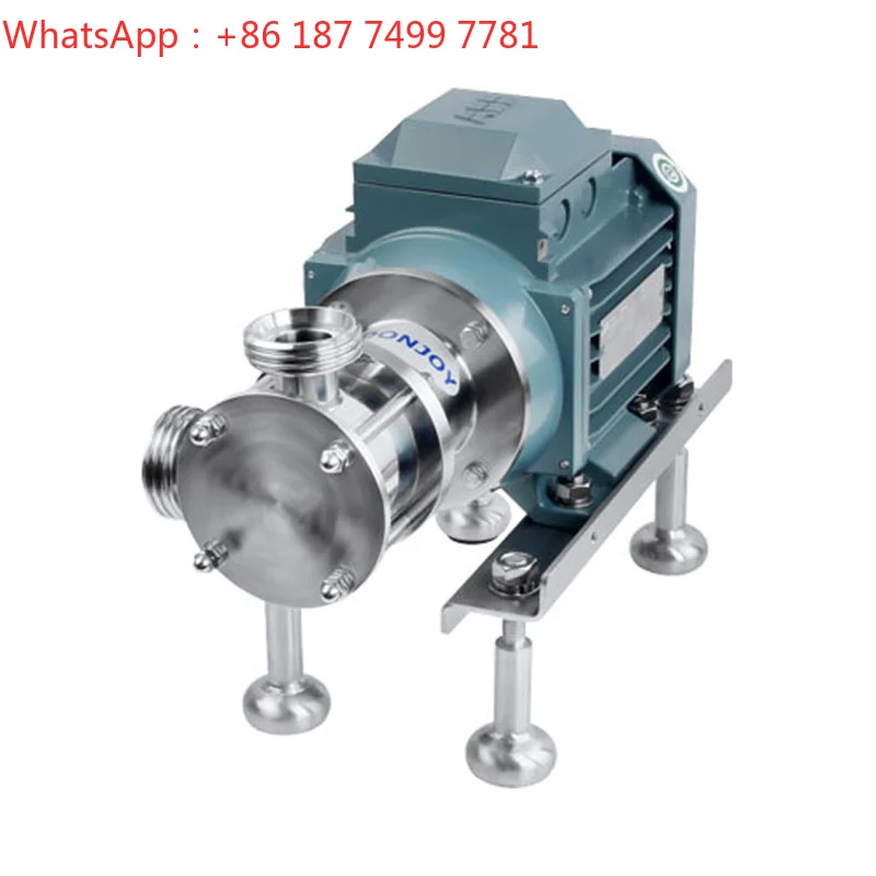 For Large Solid Transfer Pump Self-Priming Flexible Impeller Low Pressure Chemical Food Beverage Industries OEM CE 3A