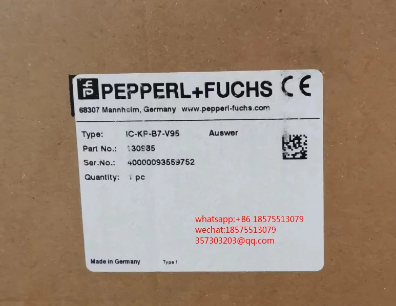 Lector RF para Pepperl + FUCHS, IC-KP-B7-V95, 130985, 1 unidad