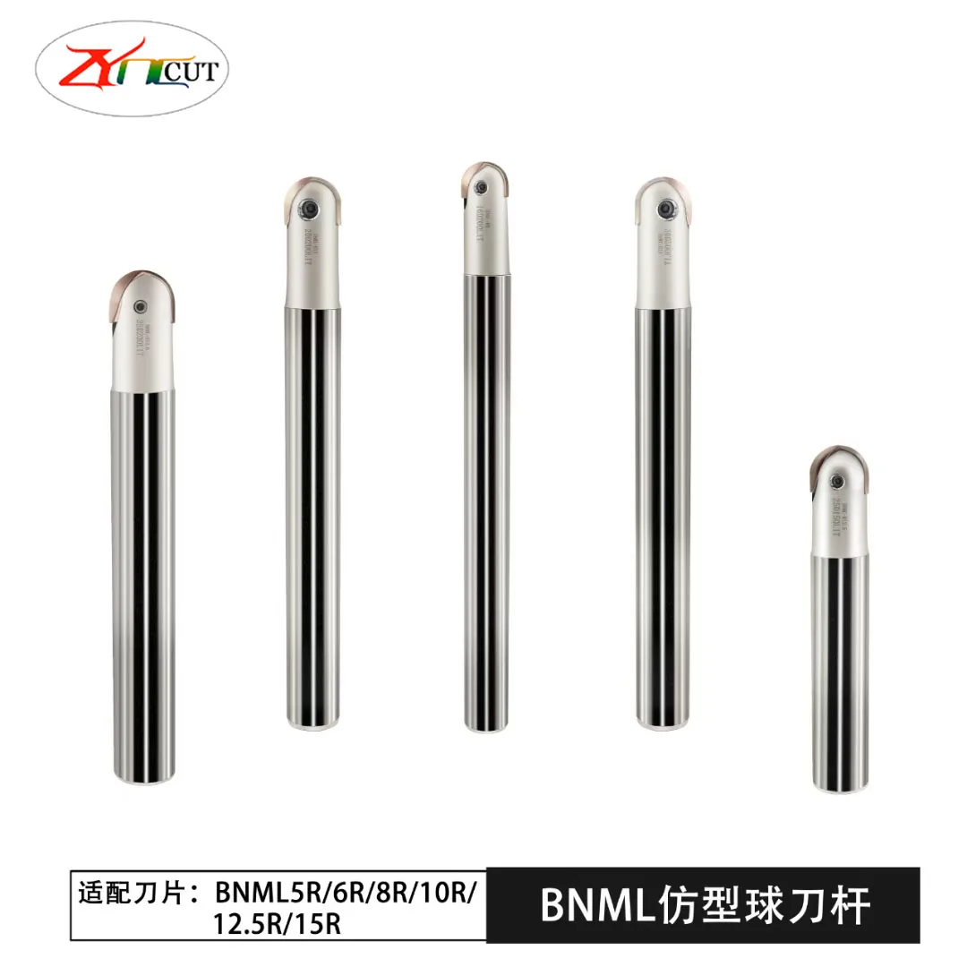 

BNML R6 R10 R12.5 R15 Precision machining Ball end imitating Spherical profiling end milling cutter with hemispherical insert