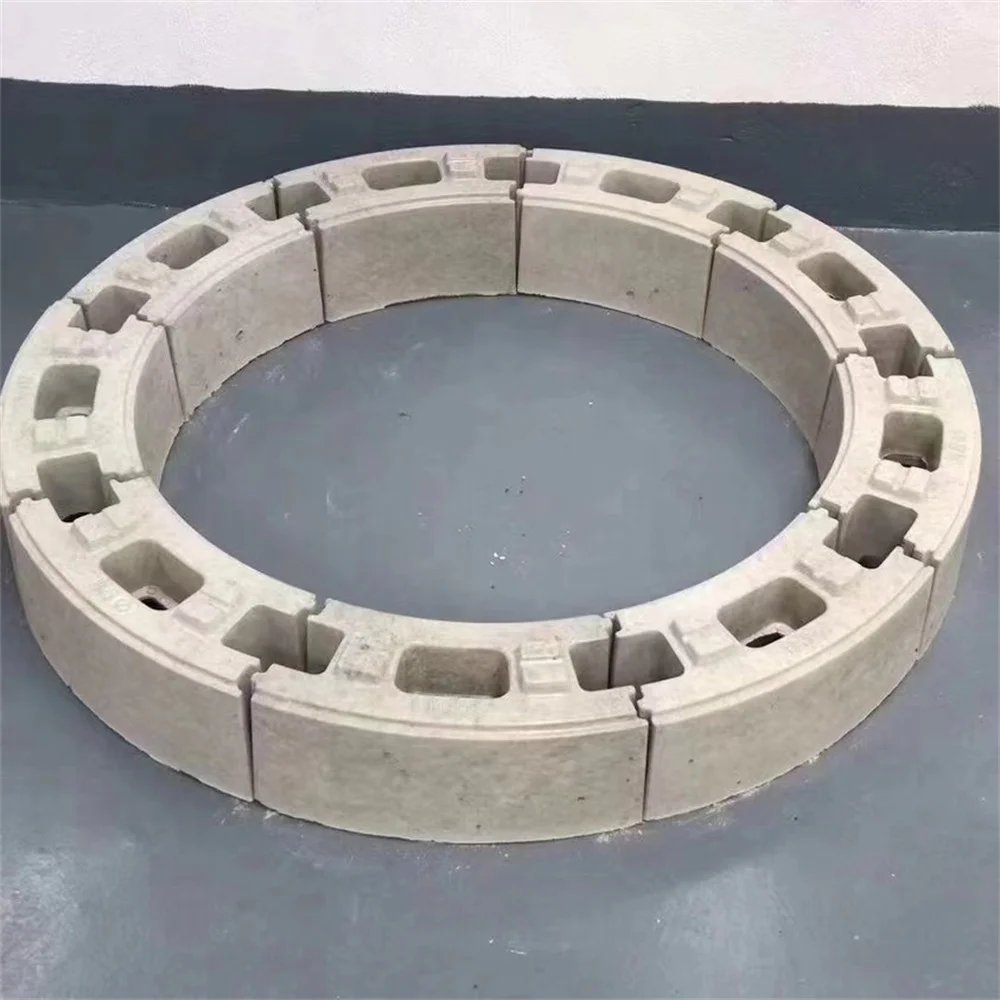 60cm Ground Round Concrete Block Brick Plastic Mold Inspection Well Wall Round Concrete Shaft Wall Module Box