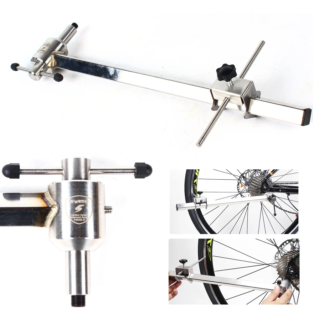 Stainless Steel Bicycle Shifter Hook Derailleur Hanger Alignment Gauge Bike Repair Tool