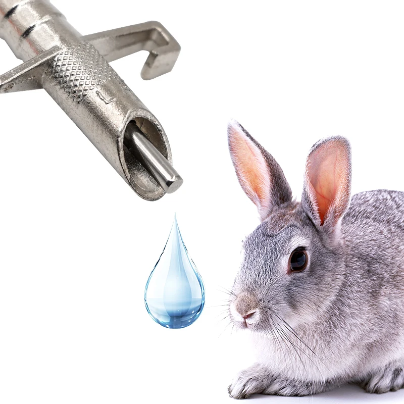 Automatic Rabbit Nipples Drinker, Animal Water Feeding Tools, Rabbit Bunny Pet Rodents Drinking Fountains Nipple Tools 20 Pcs