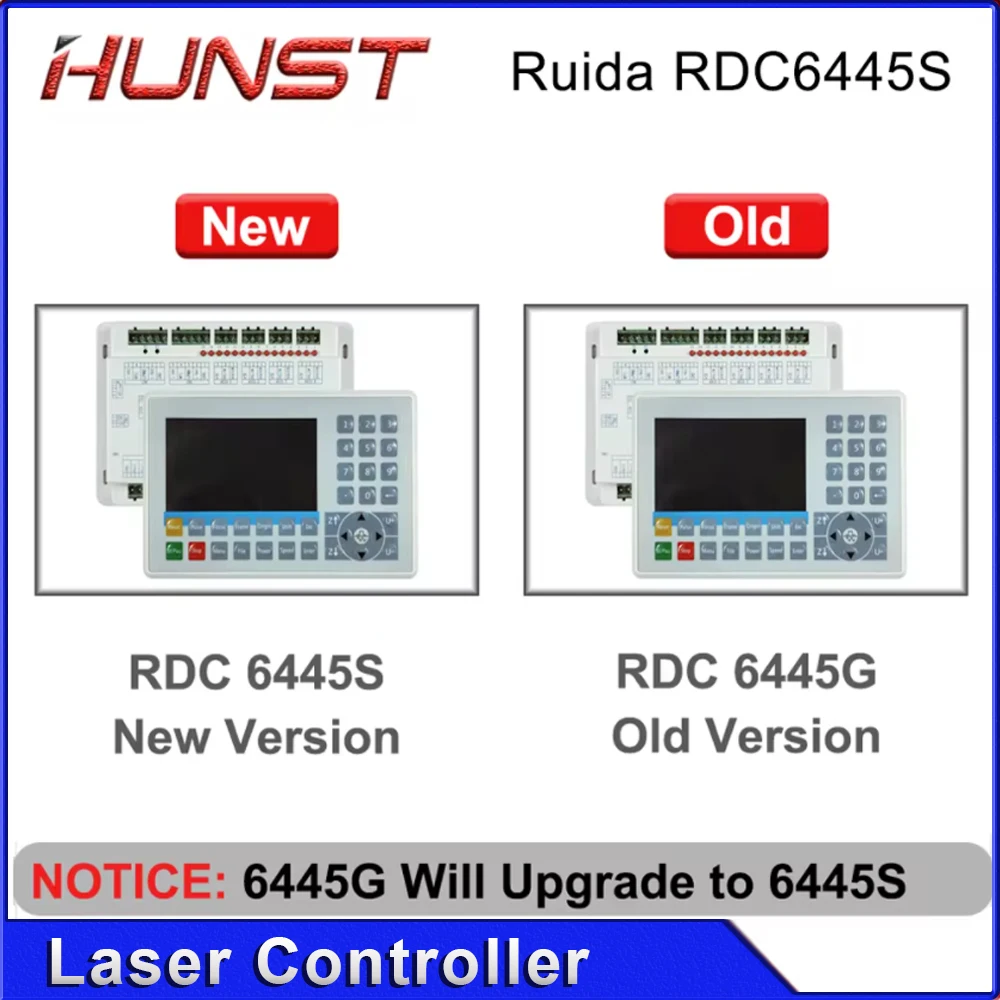 HUNST Ruida RDC6445G Karta sterowania laserem CO2 Płyta główna do systemu sterowania maszyną do cięcia laserowego CNC RDC6445S