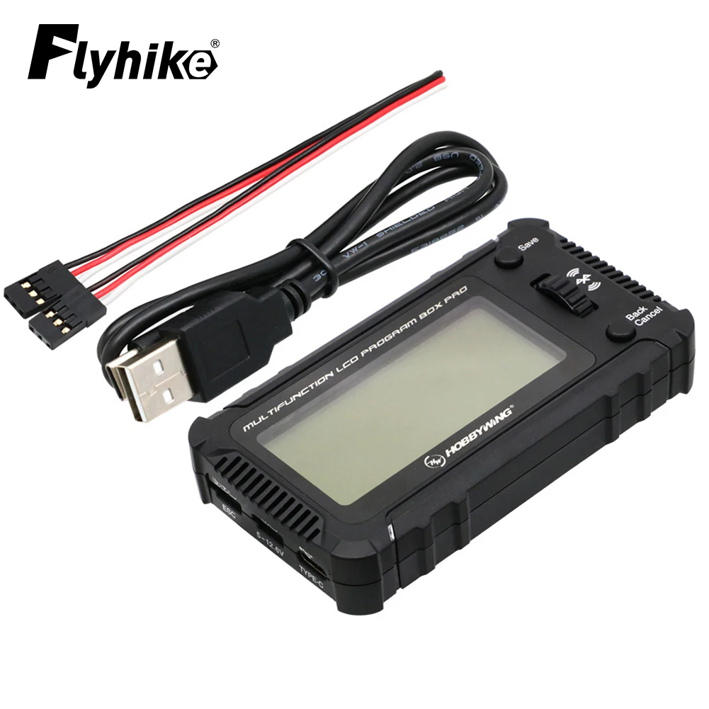 

HOBBYWING LCD Program Box Pro for PLATINUM XERUN EZRUN Seaking Pro ESC RC Model Car Boat Airplane Parameter Setting Accessories