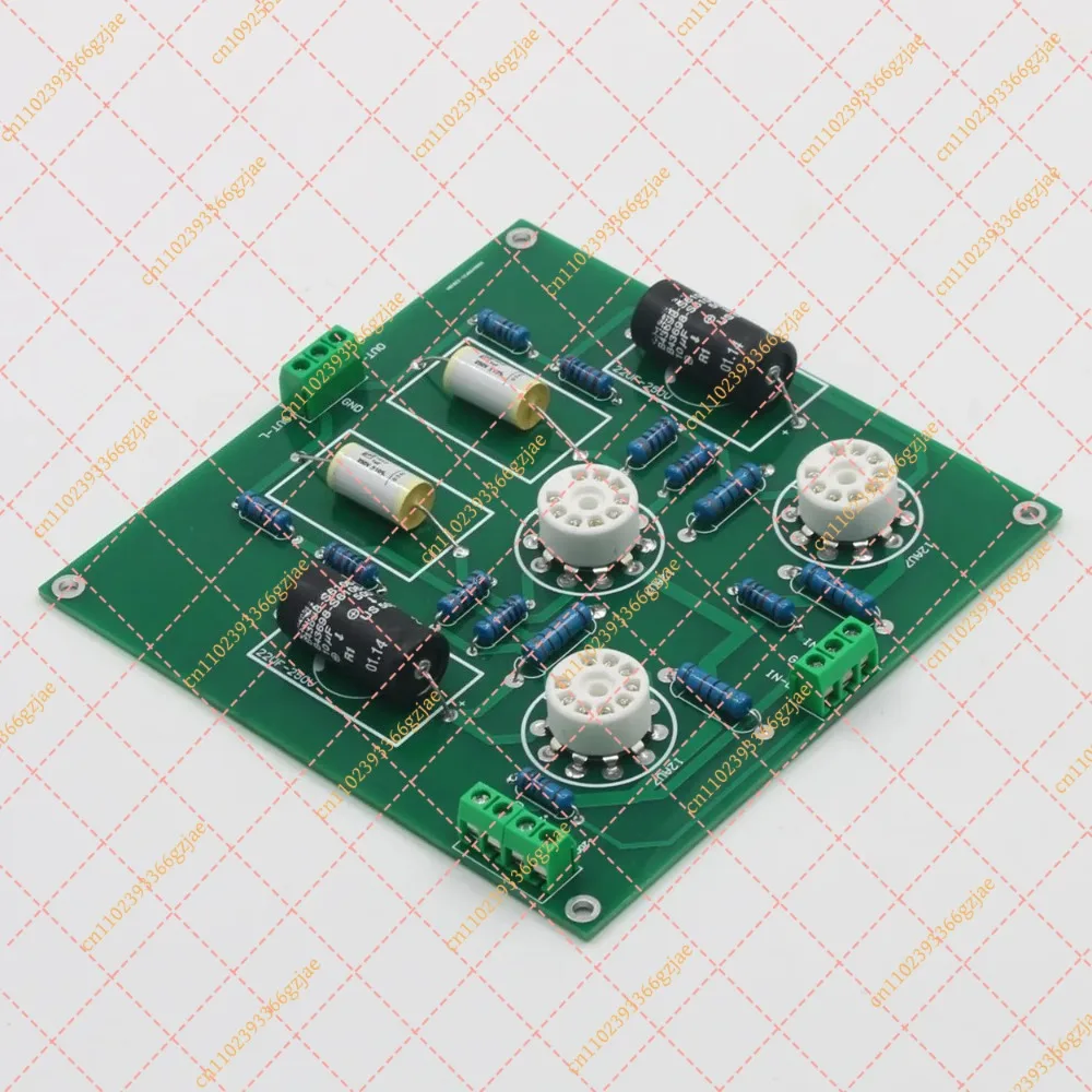 12AU7 Vacuum Tube Buffer Preamp Board, HiFi Audio Preamplifier Circuit DIY Kit