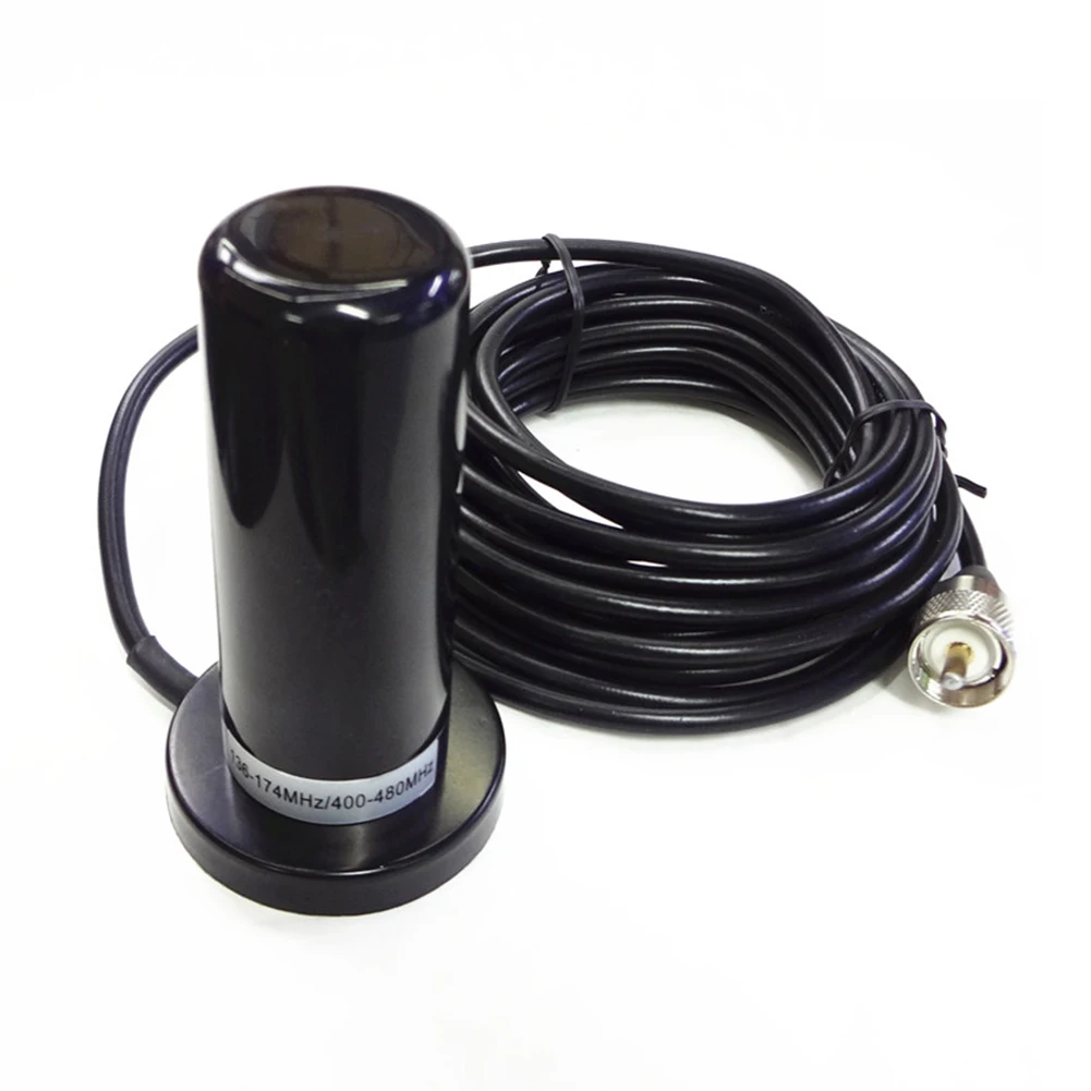Двухдиапазонная Автомобильная радиоантенна VHF UHF 136-174/400-470 МГц Автомобильная Мобильная радиоантенна BNC Штекерный разъем с магнитным основанием