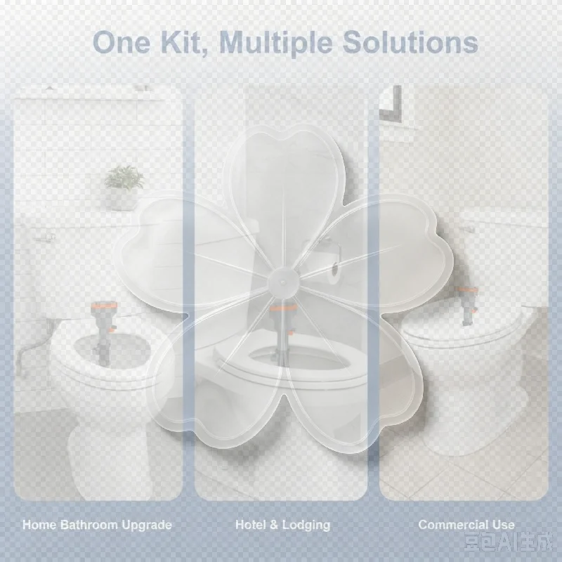 Adjustable Toilet Cistern Filling Valve Quiet Operation 19.5-30.5cm Bottom Entry Part for Bathroom Repair