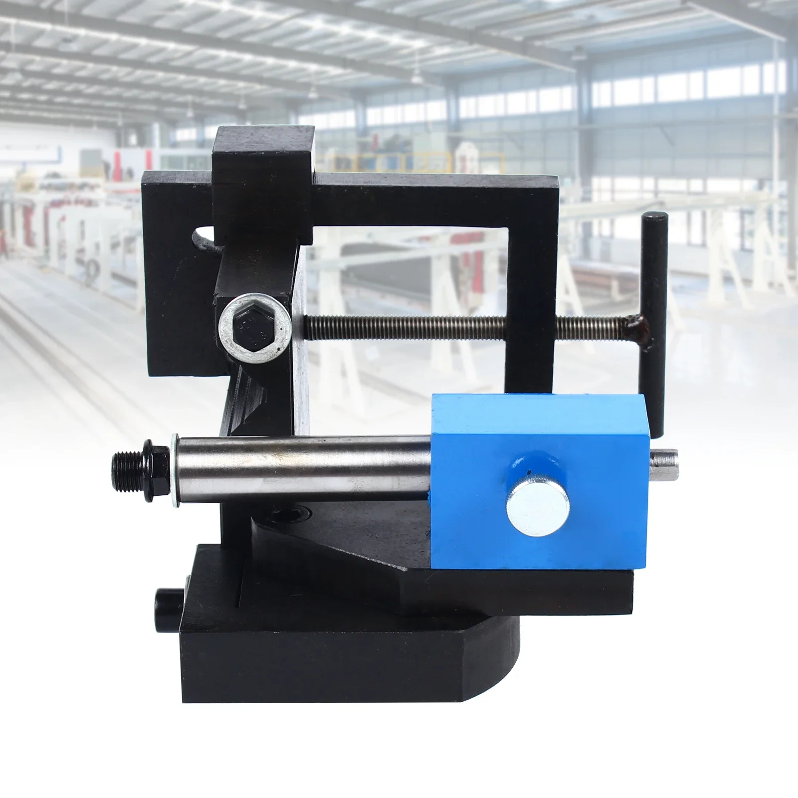 PNM1-1/2 Inches Tube Notcher Manual Pipe Cutter with Hand Drill and 2-axis Adjustable Pipe Clamp Applicable to All CNC Machining