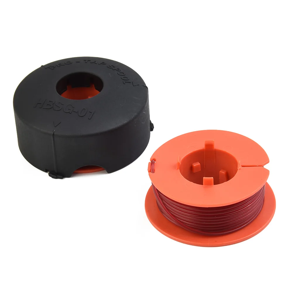 Head Cover and 2 Replacement Spool Lines for Bosch Pro Tap ART 26 30 Combitrim Easytrim Protap ART23 ART2300 ART300 F016l71088