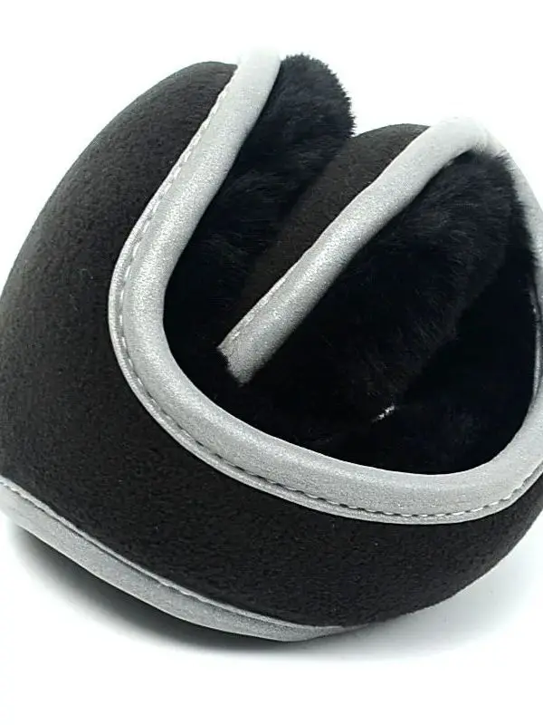 男女兼用折りたたみ式反射イヤーマフ、冬用おしゃれ耳カバー、中国製軽量ベルベット素材