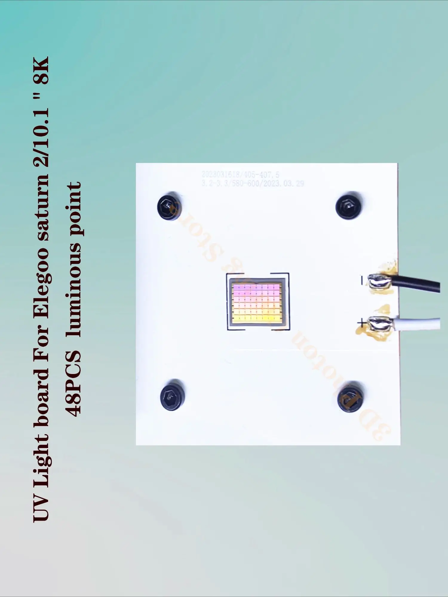 UV Light Board for Elegoo Saturn 2/10.1