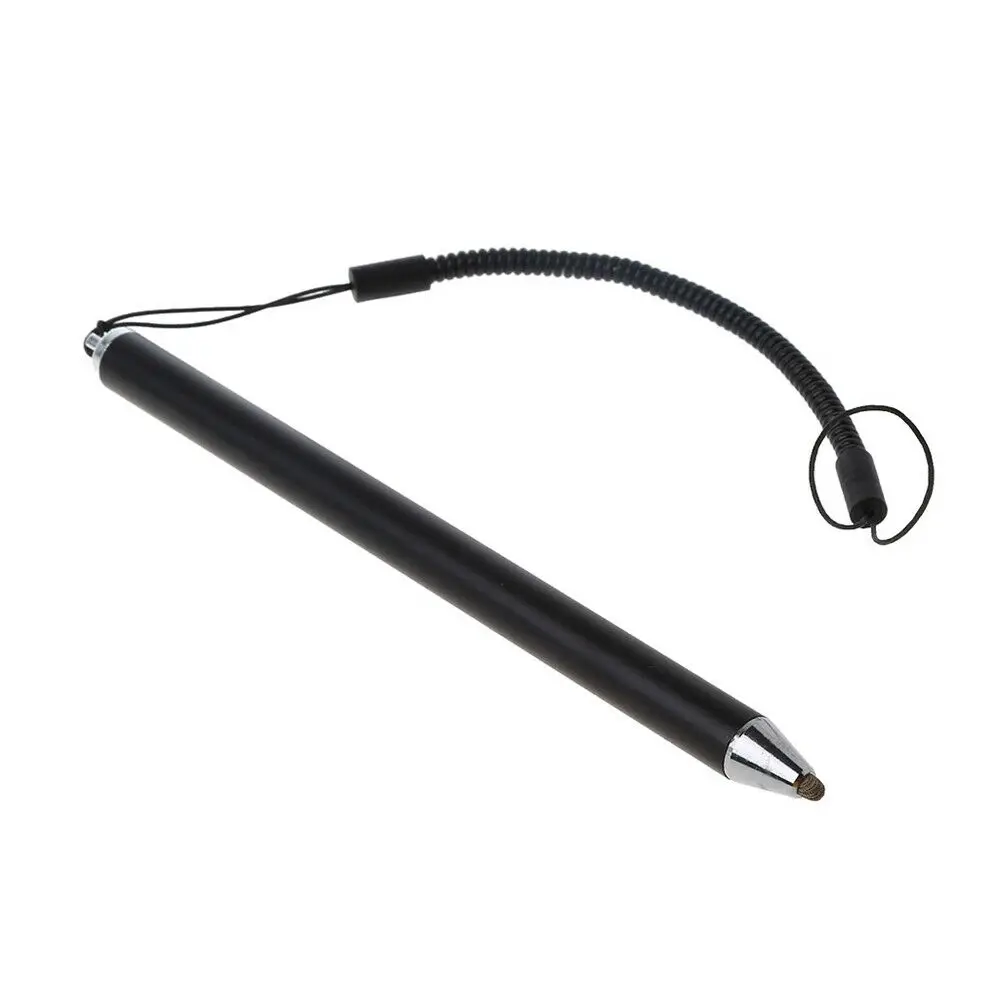 Anti-Lost Lanyard Touch Screen Stylus Pen Fibre Stylus Mesh Micro Fiber Tip Pen For Smart Phone Tablet Write Smoothly Stylus Pen