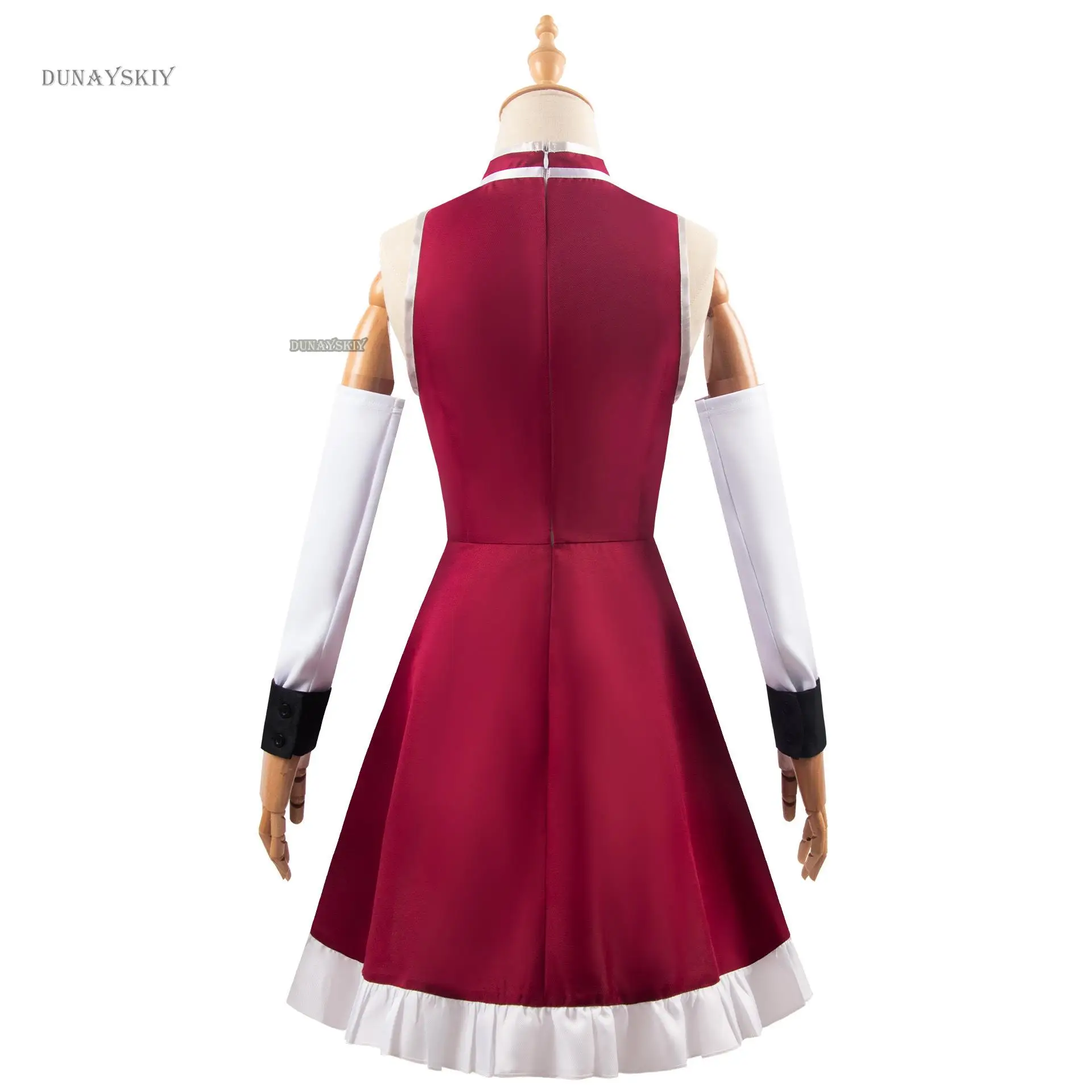 Sakura Kyoko Anime Puella Magi Madoka Magica Cosplay Kostuum Kleding Pruik Cosplay Battle Dress Cosplay Magisch Meisje Vrouw Set