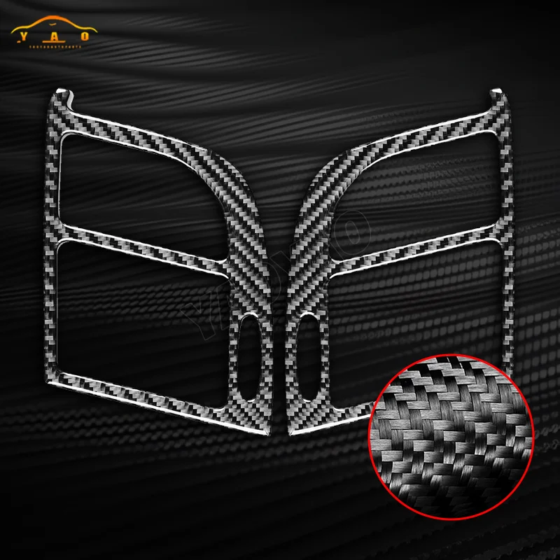 

Carbon Fiber For Mercedes Benz E Class W211 2003-2009 Car Dashboard Panel Left Right Air Outlet Panel Frame Decoration Sticker