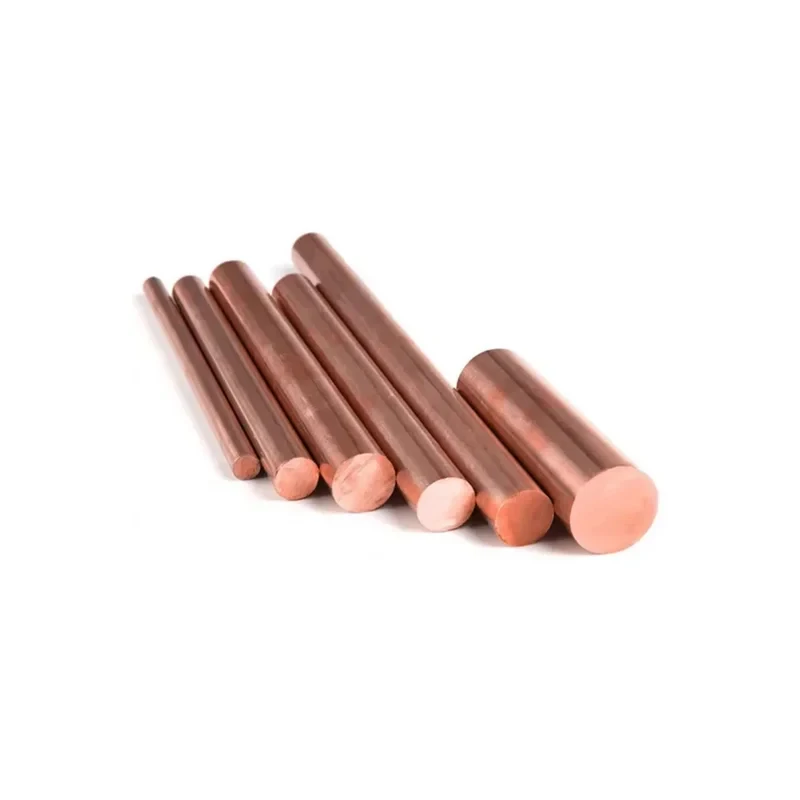 T2 Copper Round Rod 2mm to 70mm Diameter / Pure Red Copper Bar Stock - GB/T 4423 Standard Conductive Metal Rod