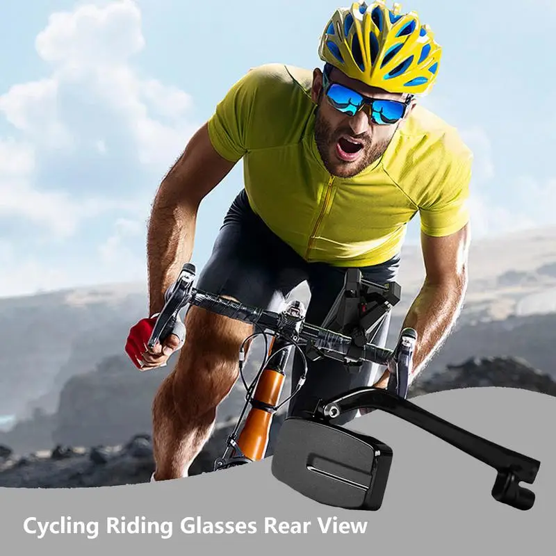 Cycling Eyeglass Mirrors Cycling Rear View Wide Angle Mirrors Adjustabe Cycling Rear View Wide Angle Mirrors Safe Rearview