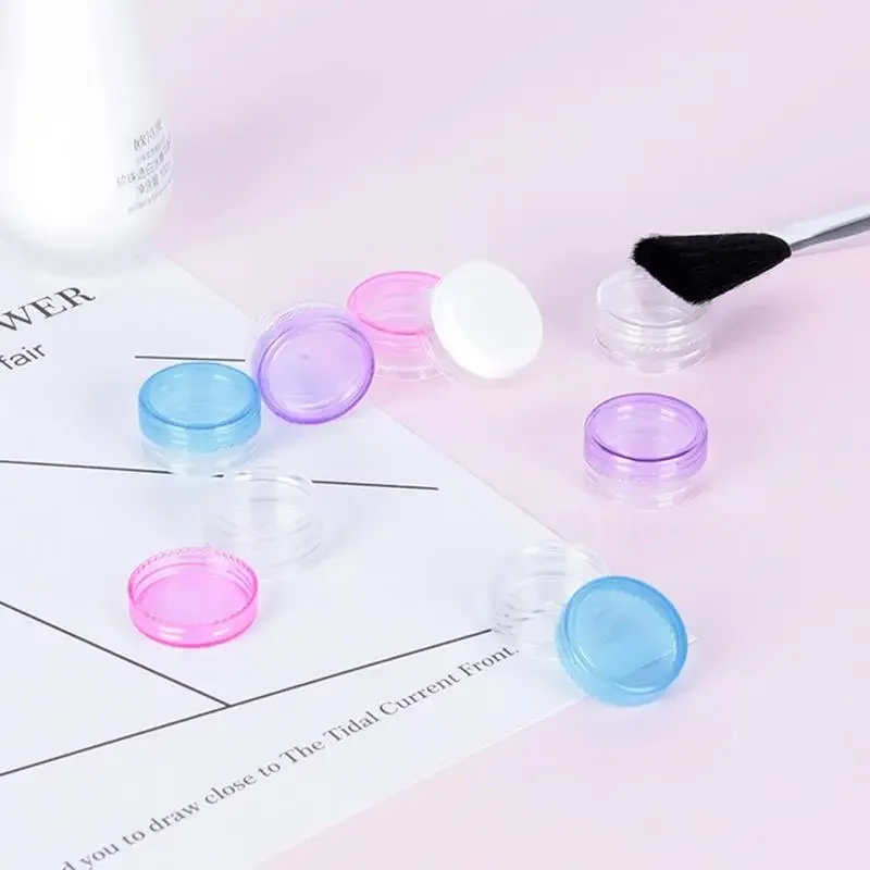 

10pcs of 3g PS Frost Bottle Gold Powder Small Eye Shadow Plastic Cosmetic Packaging Box