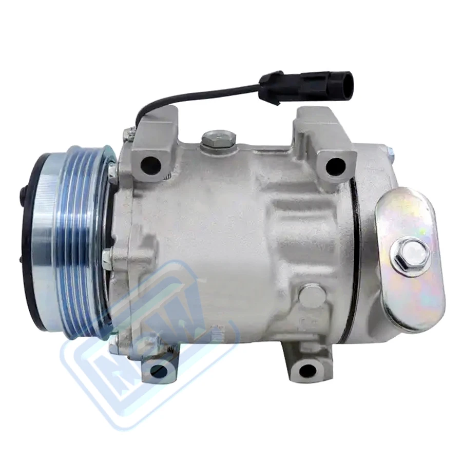 AC Air Conditioning Compressor Cooling SD7V16 For Fiat Ducato Bus Box 2.3 3.0 IVECO DAILY 504384357 71721759 71724259 504005418