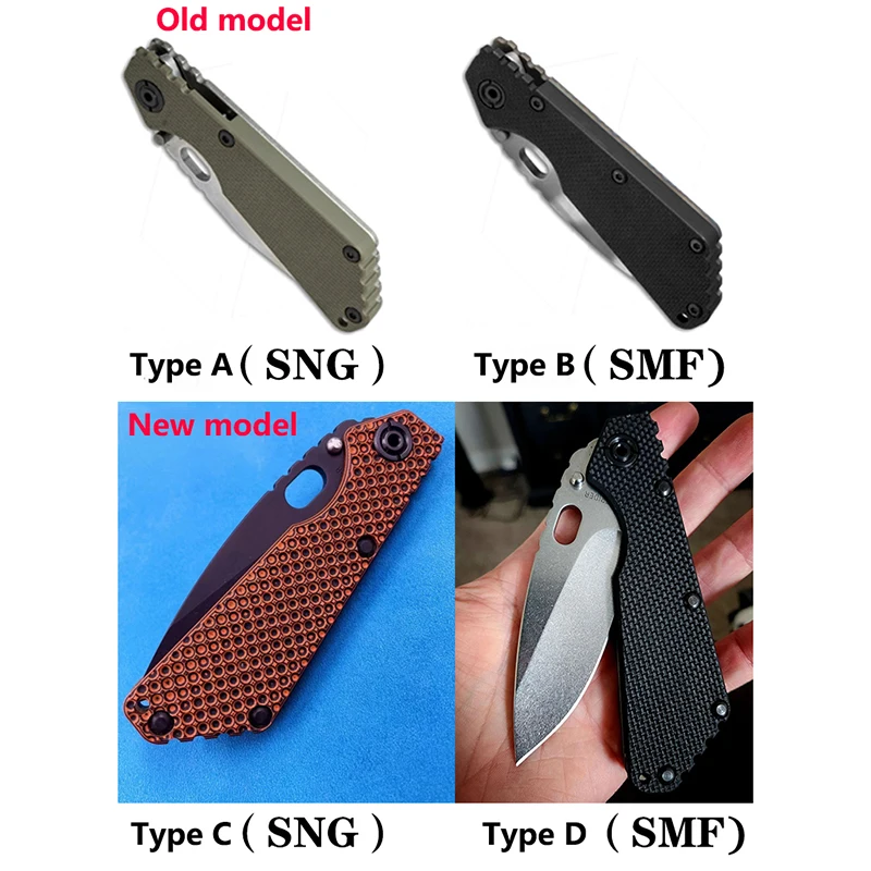 Imagem -05 - Liga de Titânio Conjunto Completo de Faca Handle Parafusos para Strider Sng Smf Facas Spindle Lock Rivet Suporte Shaft Faça Você Mesmo Fazendo Peças