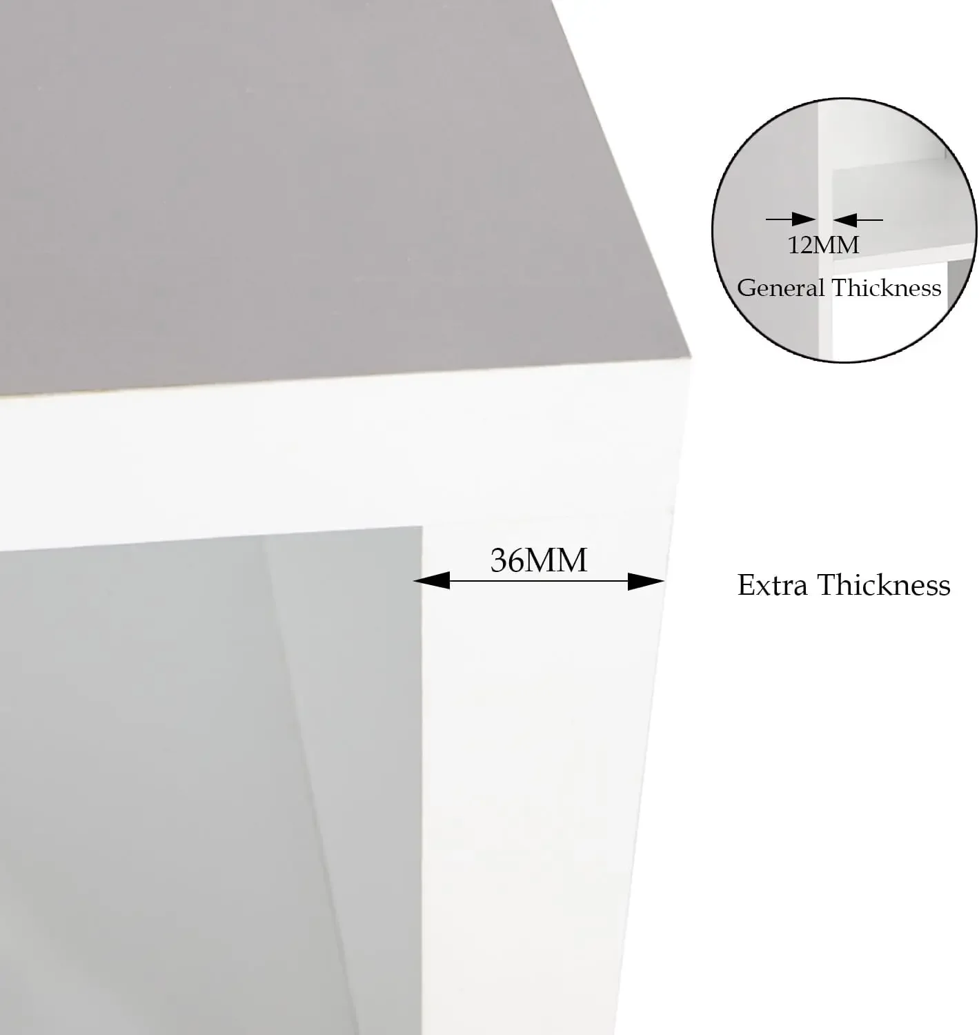 [Срочная распродажа, распродажа! ] Полка для хранения кубов 8 с очень толстым внешним краем, подходит для складных контейнеров для хранения 13 дюймов, органайзеров для книг