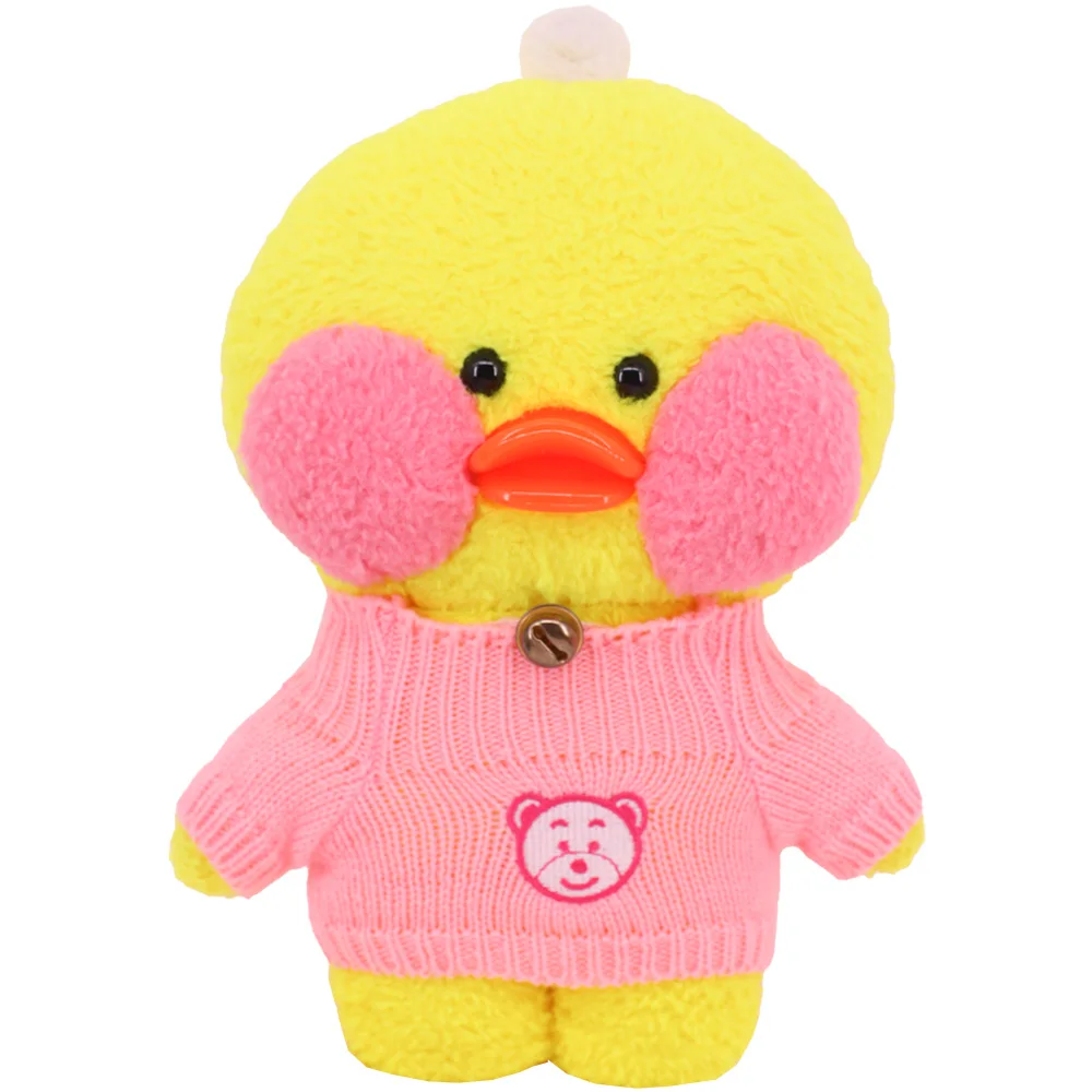 Cute Sweater Clothes For Duck 30Cm Duck Plush Cafe Lalafafan Clothes Kawaii Plush Doll Soft Animal Dolls For Kids Birthday Gifts